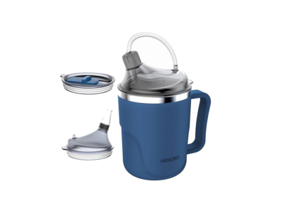 Bedside Water Bottle with Straw Lid