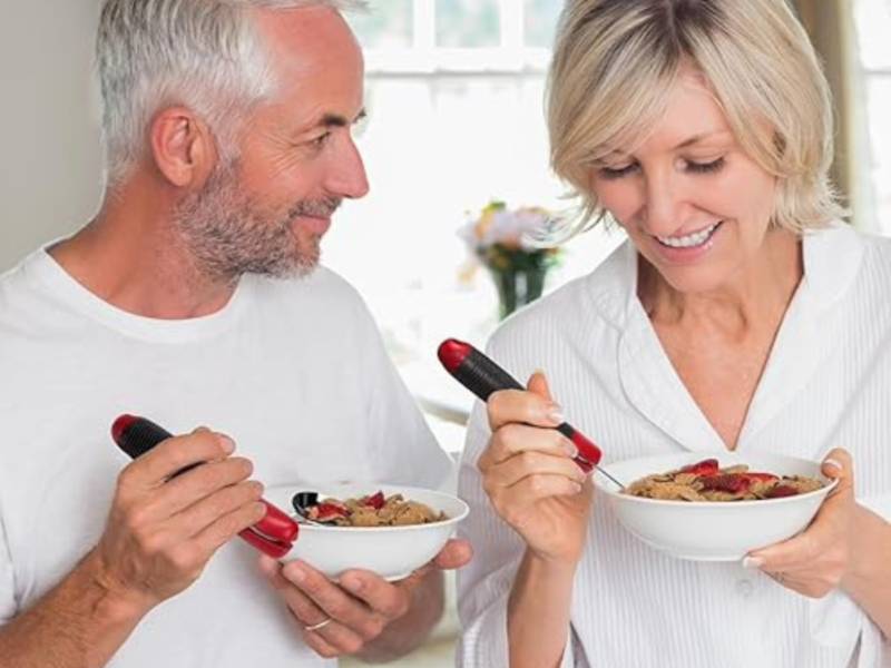 Adaptive Weighted Utensil Set (Spoon & Fork)