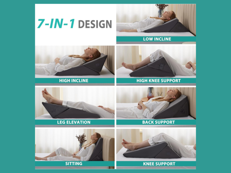 Adjustable Wedge Pillow Set (Multi-Position Support)