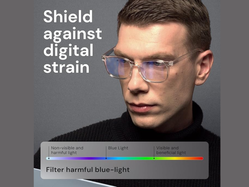 Blue Light Blocking Glasses (Square Frame)