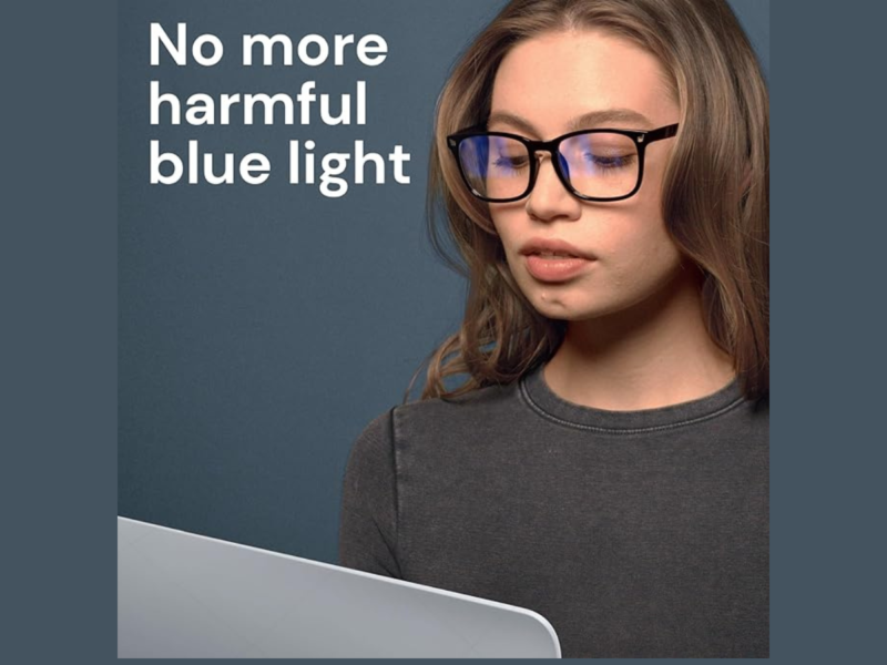 Blue Light Blocking Glasses (Square Frame)