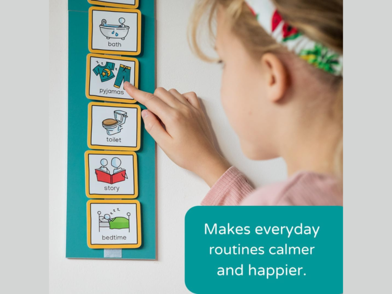 Visual Daily Routine Chart with Picture Cards