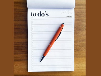 One-Task Daily To-Do Pad