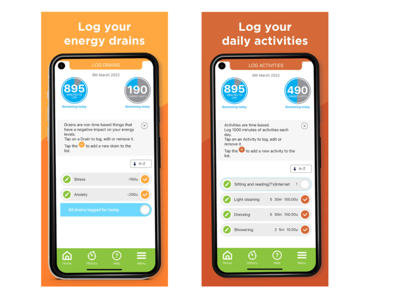 Energy Pacing App (Activity & Energy Tracking)