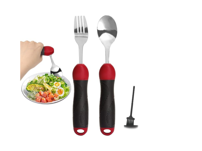 Adaptive Weighted Utensil Set (Spoon & Fork)