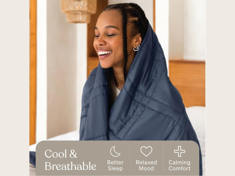 Weighted Lap Blanket (Breathable Cotton)