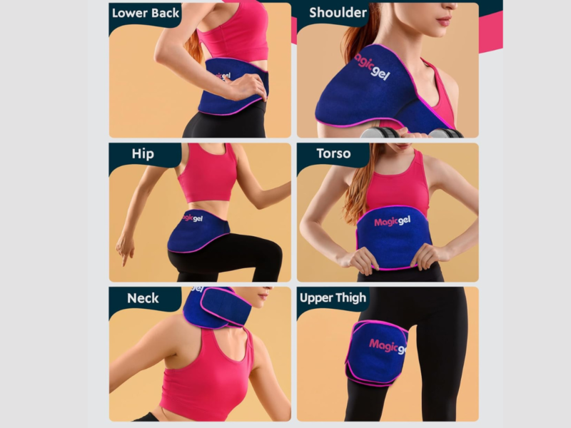 Reusable Hot & Cold Back Wrap (Adjustable Strap)